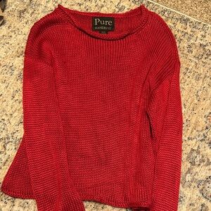 Women's Red Sweater